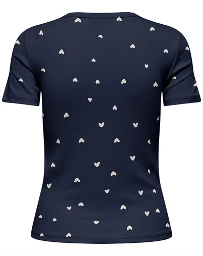 JDY - JDYLucky O-Neck T-Shirt - Black Iris